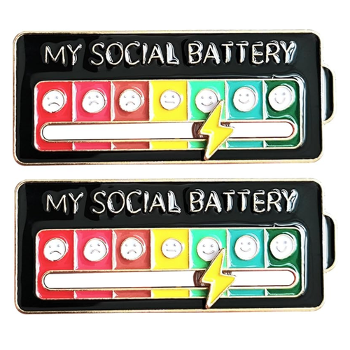 Pin de Batería Social