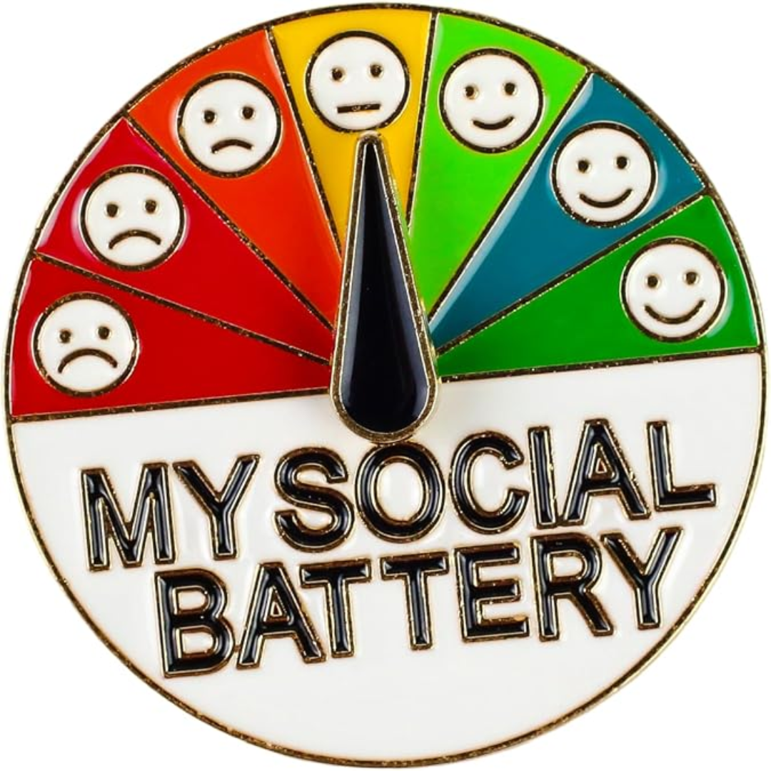 Pin de Batería Social